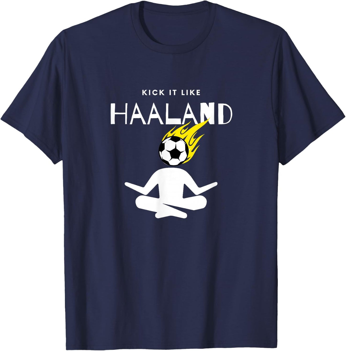 Kick it like HAALAND T-Shirt - T-Shirt | Navy