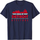 Excuse My Detroit Attitude Warning Michigan USA City Street T-Shirt - T-Shirt | Navy