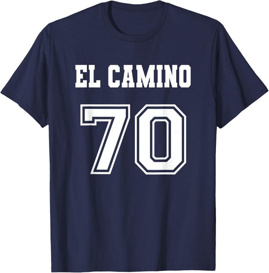 Jersey Style El Camino 70 1970 Old School Muscle Car Pickup T-Shirt - T-Shirt | Navy