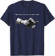 Man Shall Not Live on Bread Alone | Matthew 4:4 Bible Verse T-Shirt - T-Shirt | Navy