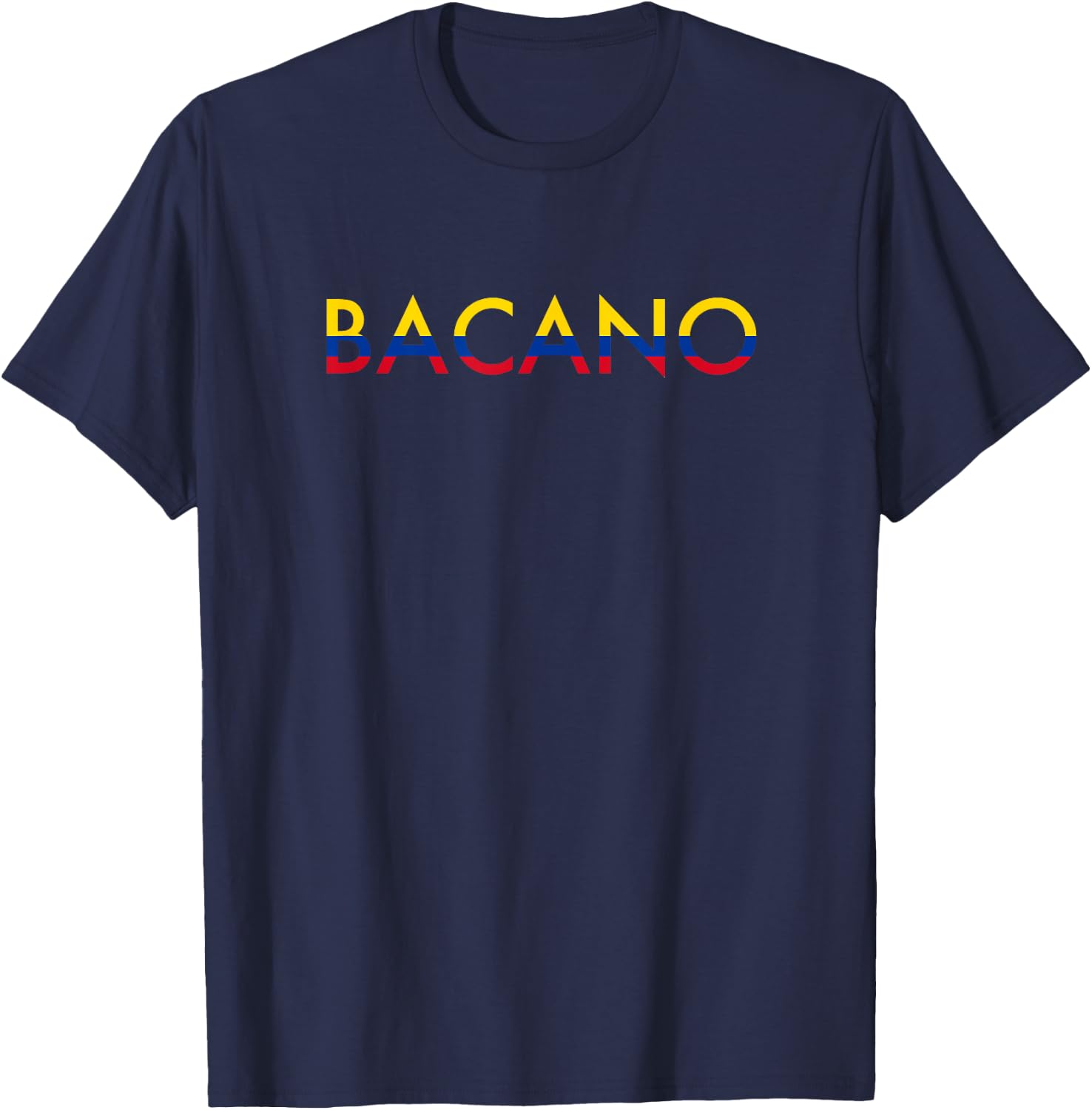 Bacano Colombia Colombian Slang T-Shirt - T-Shirt | Navy