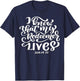 Christian I Know That My Redeemer Lives Job 19:25 Quote T-Shirt - T-Shirt | Navy