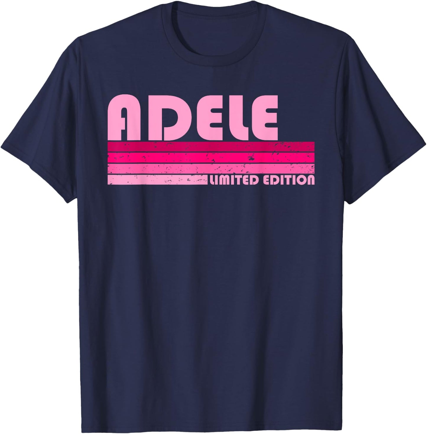 ADELE Name Personalized Retro Vintage 80s 90s Birthday T-Shirt - T-Shirt | Navy