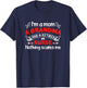 I’m A Mom A Grandma And A Retired Nurse Nothing Scares Me T-Shirt - T-Shirt | Navy