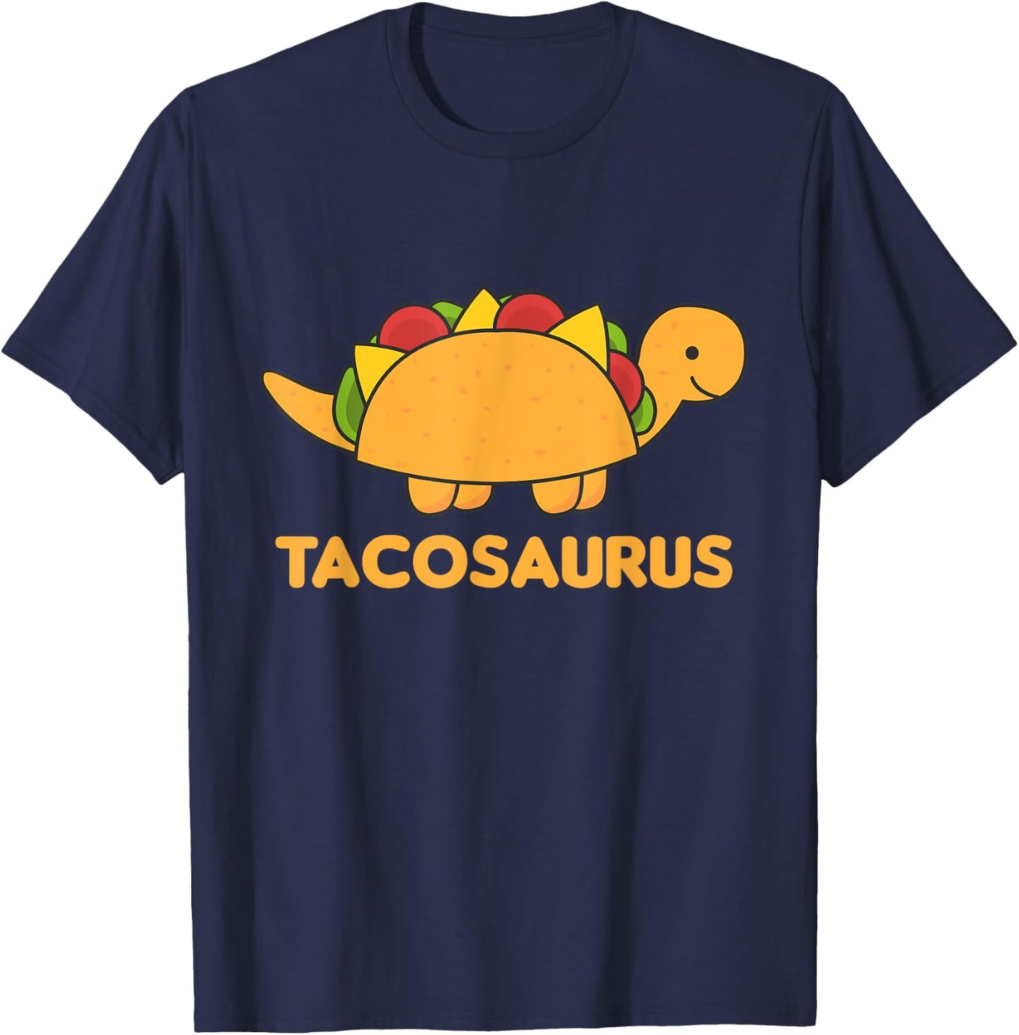 Tacosaurus Cinco De Mayo Dinosaur Funny Dino Saurian T-Shirt - T-Shirt | Navy