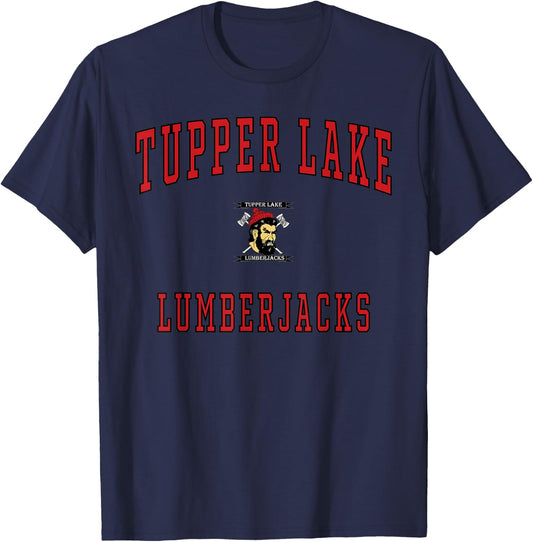 Tupper Lake High School Lumberjacks T-Shirt - T-Shirt | Navy