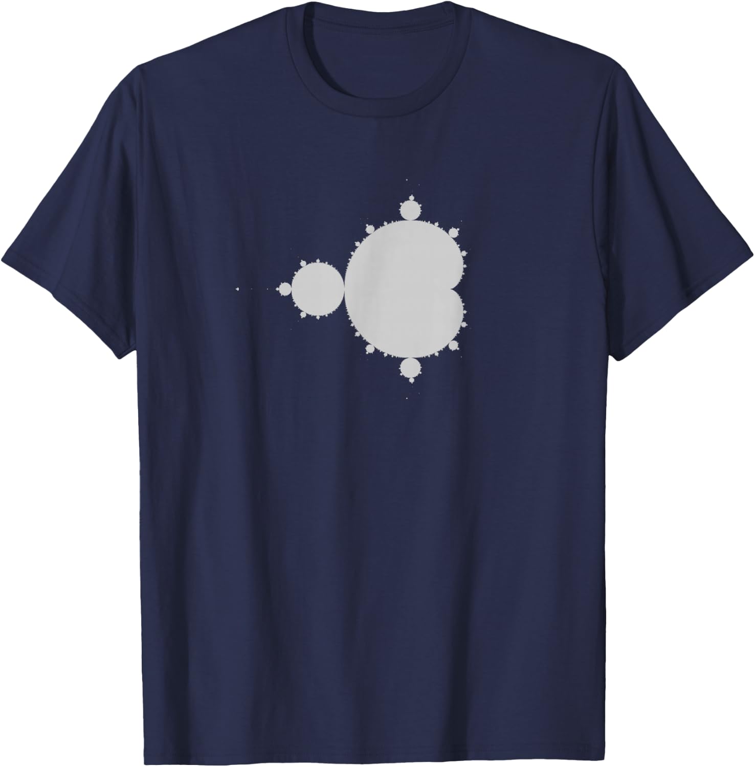 The Mandelbrot Set - Classic Grey T-Shirt - T-Shirt | Navy