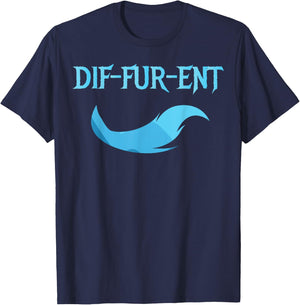 Diffurent Furry Fandom Furries Fan Designs Men Women Kids T-Shirt - T-Shirt | Navy