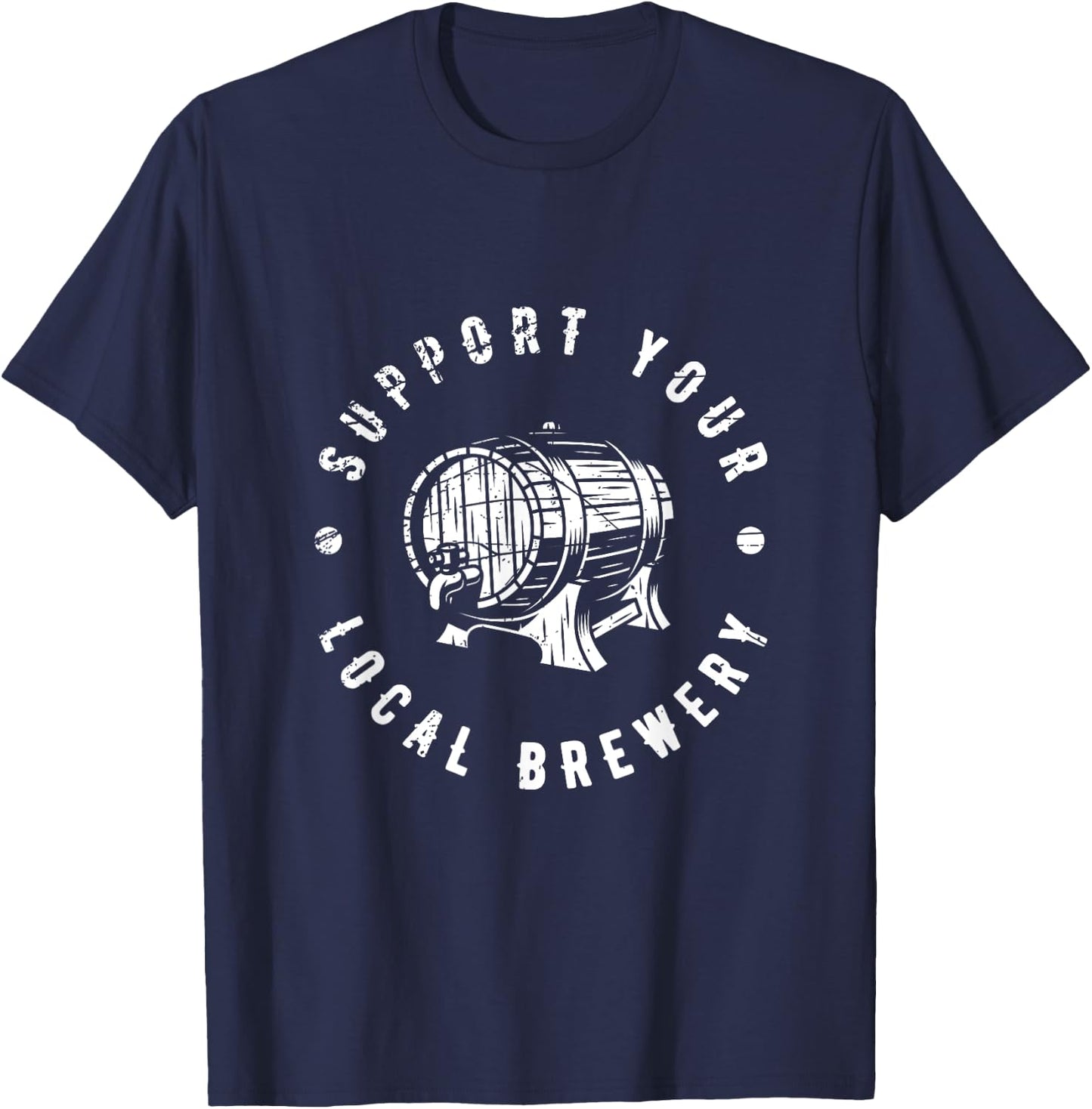 Brewery Craft Beer T-Shirt - T-Shirt | Navy