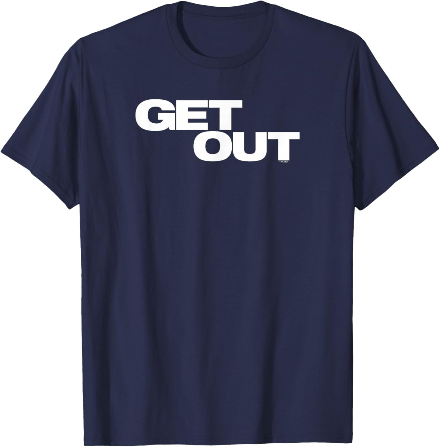 Get Out Official Movie - -Adults, Black, Small T-Shirt - T-Shirt | Navy
