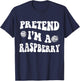 Raspberry Halloween Costume Pretend I'm a Raspberry Men Boys T-Shirt - T-Shirt | Navy