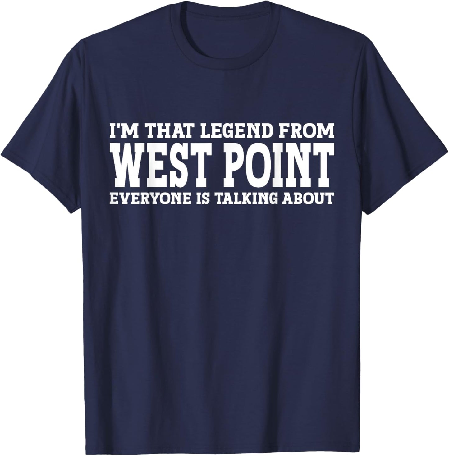 West Point Hometown UT Utah Home Roots Funny City West Point T-Shirt - T-Shirt | Navy