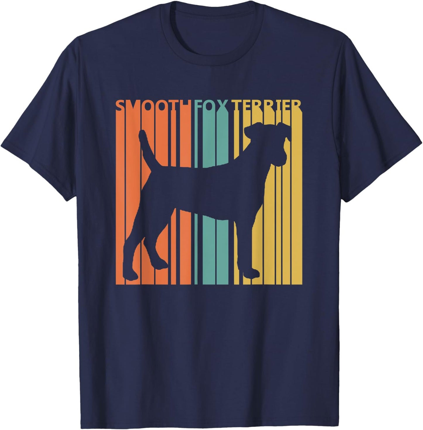 Vintage Smooth Fox Terrier dog Women Kids T-Shirt - T-Shirt | Navy