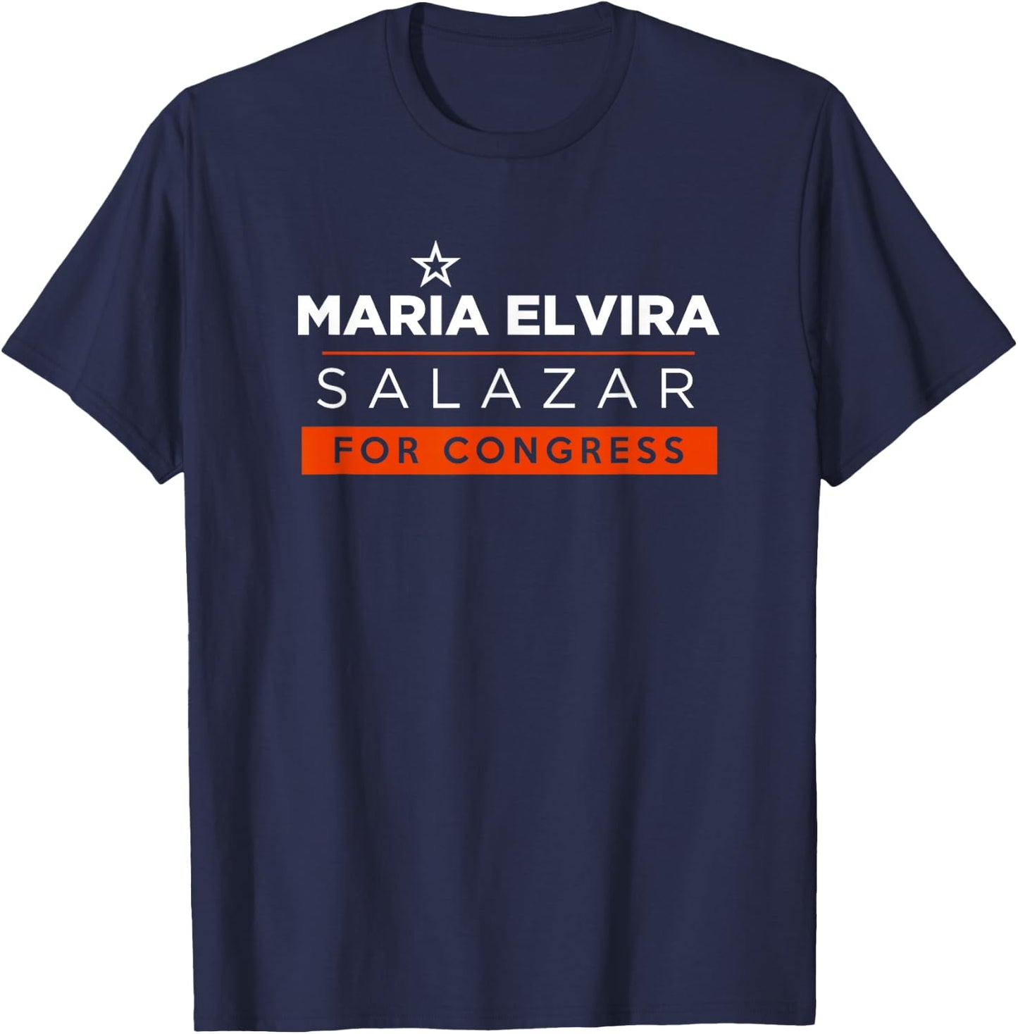 Maria Elvira Salazar 2026 for Congress Florida FL27 T-Shirt - T-Shirt | Navy