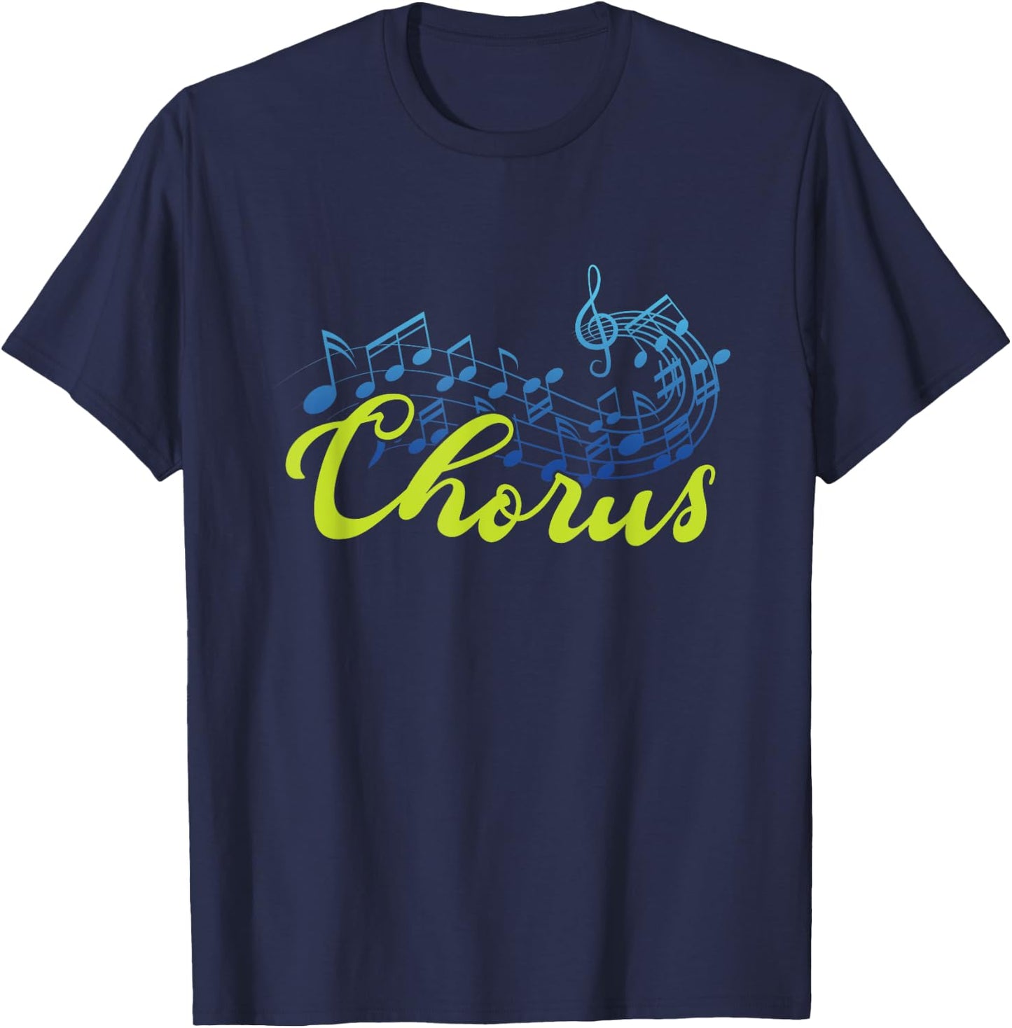 Chorus Choral Music Choir Singer Concert Singing Tenor Gift T-Shirt - T-Shirt | Navy