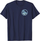 Malibu Beach Big Wave Surf Club, surfing graphic Women T-Shirt - T-Shirt | Navy
