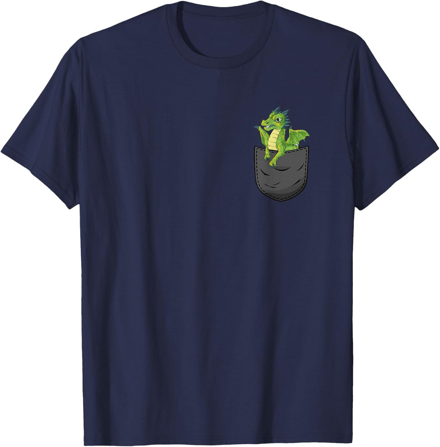 Dragon Pocket T-Shirt - T-Shirt | Navy