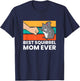 Best Squirrel Mom Ever Women Girls Love Squirrels T-Shirt - T-Shirt | Navy