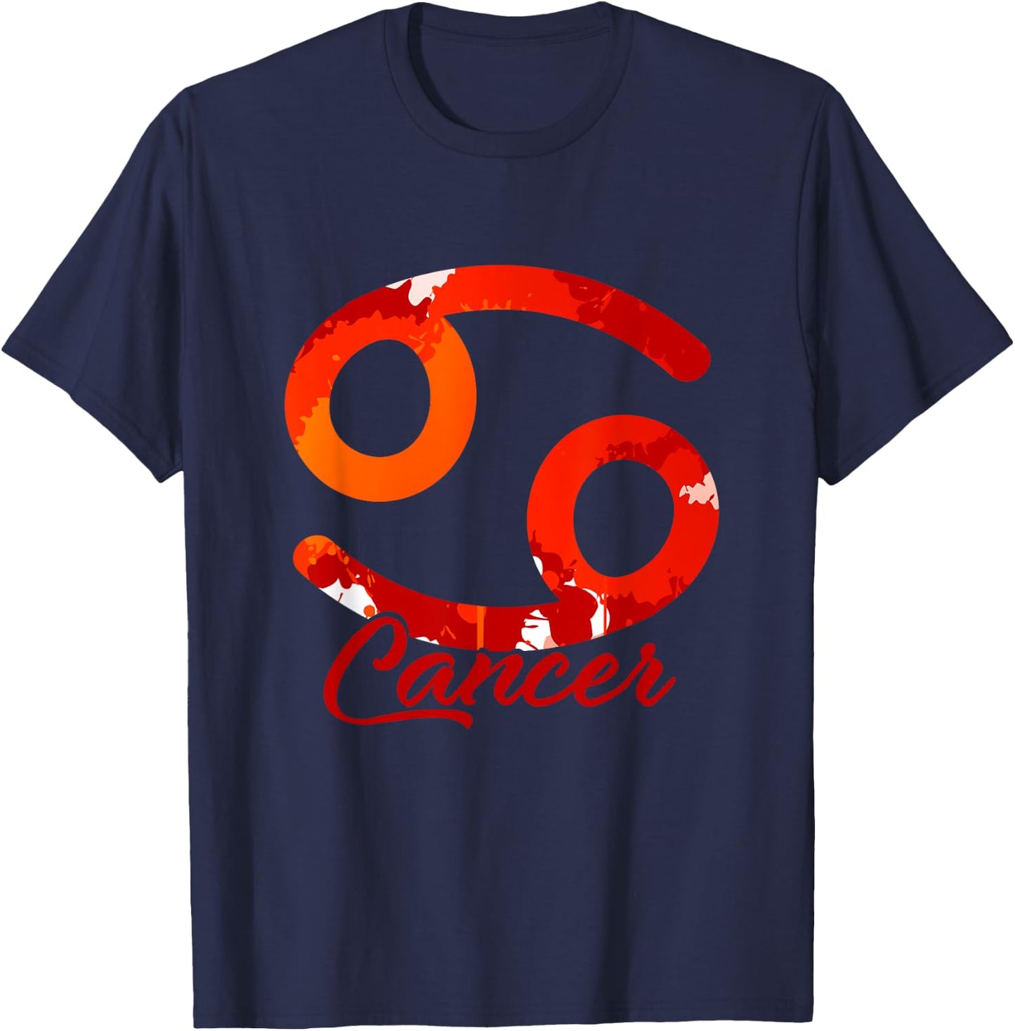 Astrological Sign Gift Symbol Zodiac Sign Cancer T-Shirt - T-Shirt | Navy
