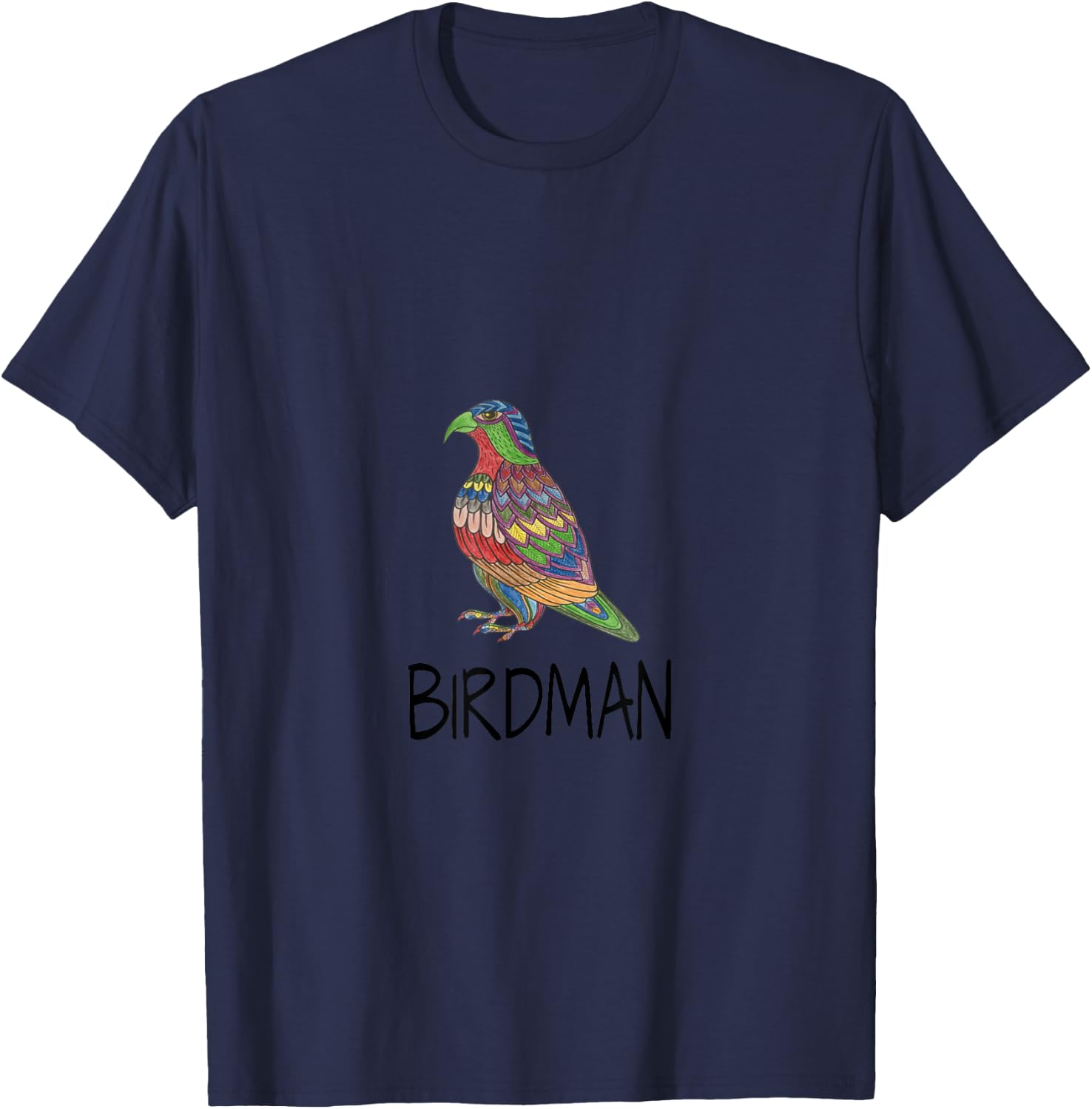 Birdman Funny Colour Pet Creative Design Sweet Springbreak T-Shirt - T-Shirt | Navy