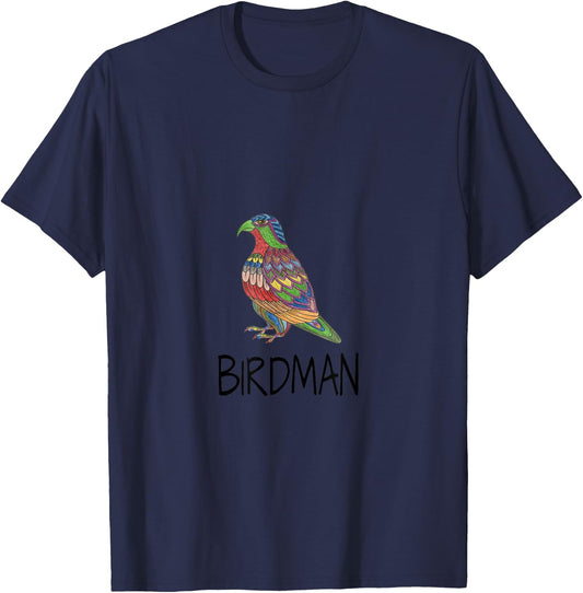 Birdman Funny Colour Pet Creative Design Sweet Springbreak T-Shirt - T-Shirt | Navy