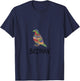Birdman Funny Colour Pet Creative Design Sweet Springbreak T-Shirt - T-Shirt | Navy