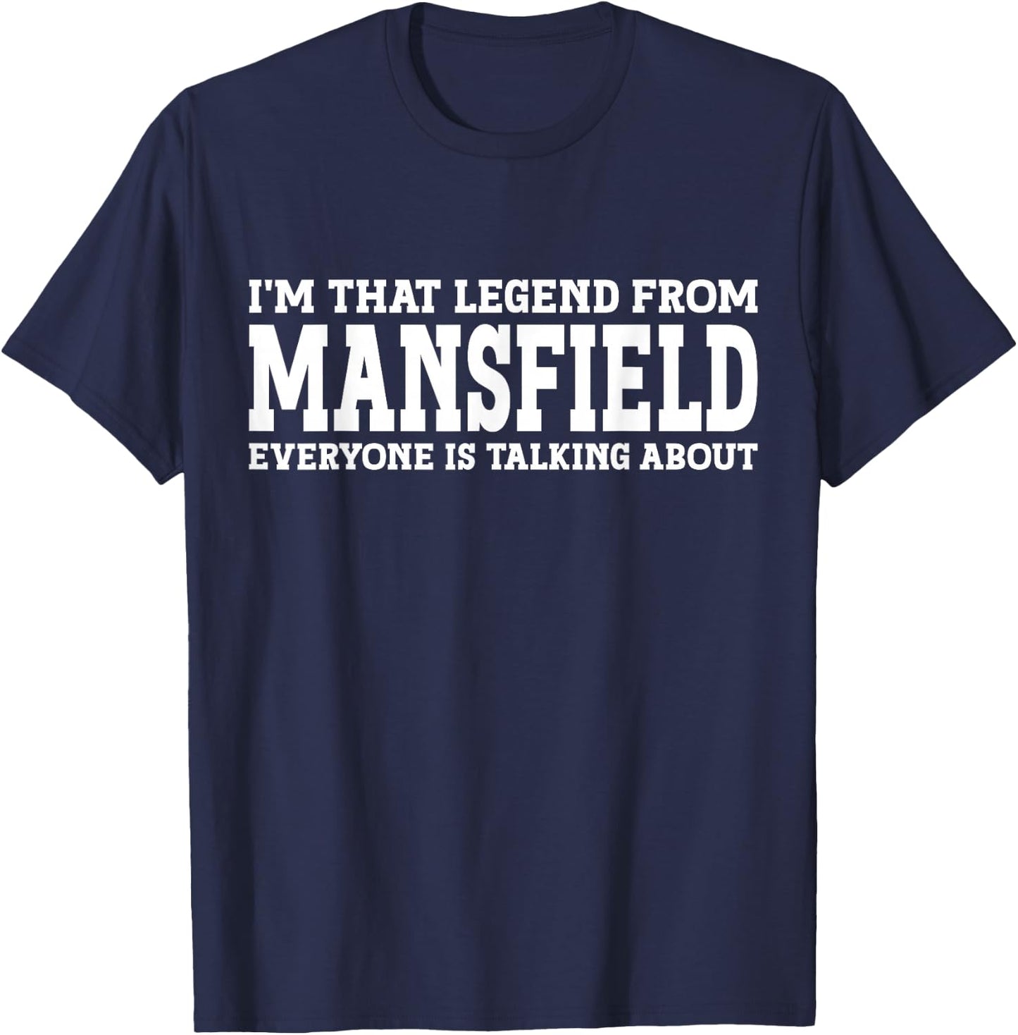 Mansfield Hometown OH Ohio Home Roots Funny City Mansfield T-Shirt - T-Shirt | Navy