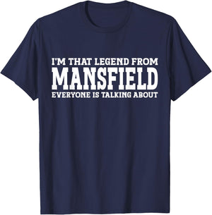 Mansfield Hometown OH Ohio Home Roots Funny City Mansfield T-Shirt - T-Shirt | Navy