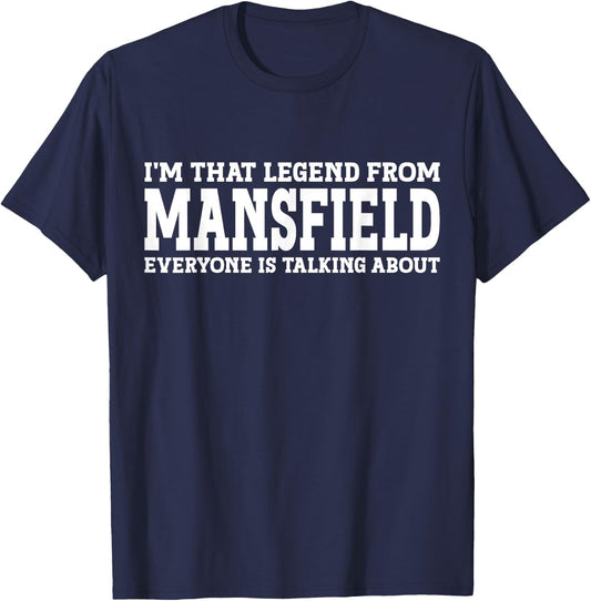 Mansfield Hometown OH Ohio Home Roots Funny City Mansfield T-Shirt - T-Shirt | Navy