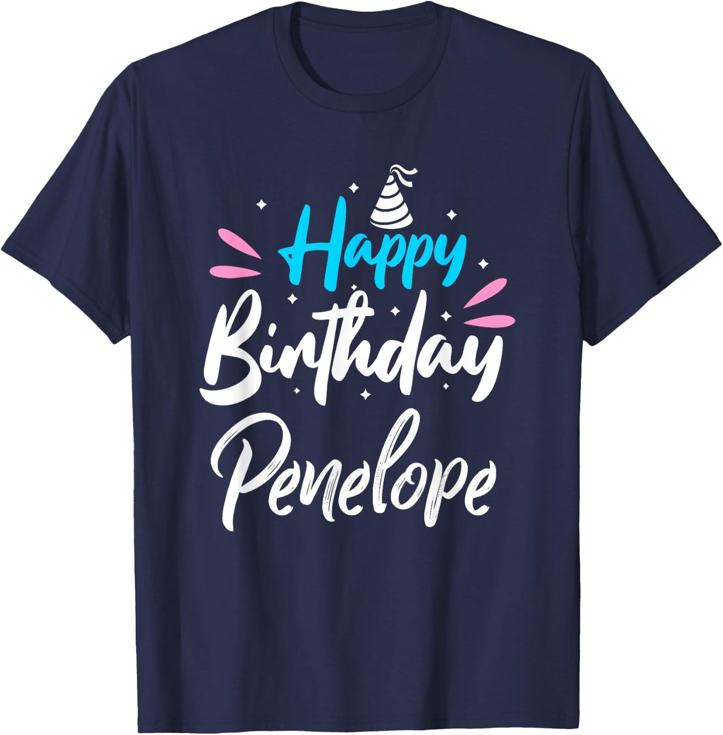 Happy Birthday Penelope T-Shirt - T-Shirt | Navy