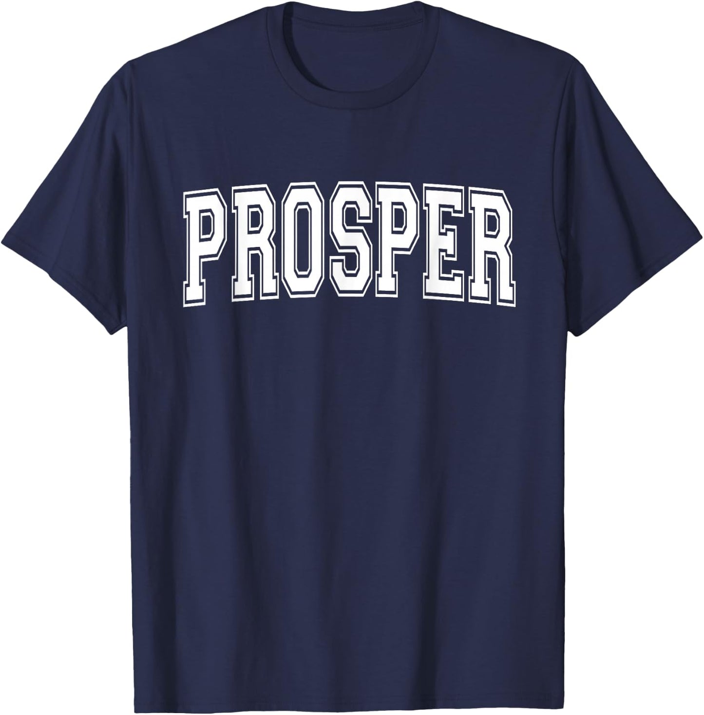 PROSPER TX TEXAS USA Vintage Sports Varsity Style T-Shirt - T-Shirt | Navy