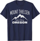 MOUNT THIELSEN OREGON Climbing Summit Club Outdoor Gift T-Shirt - T-Shirt | Navy