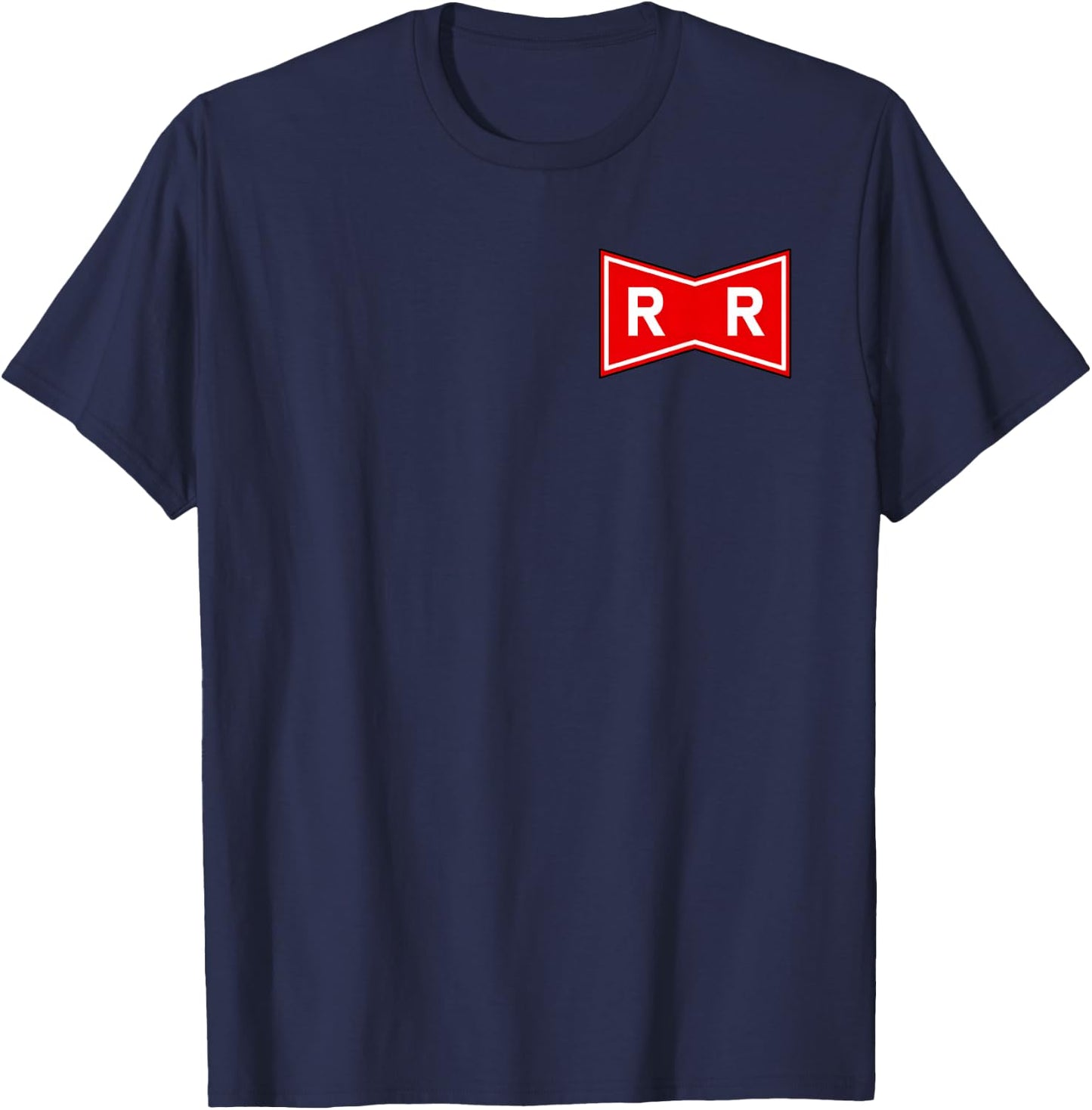 Aesthetic Red Ribbon T-Shirt - T-Shirt | Navy