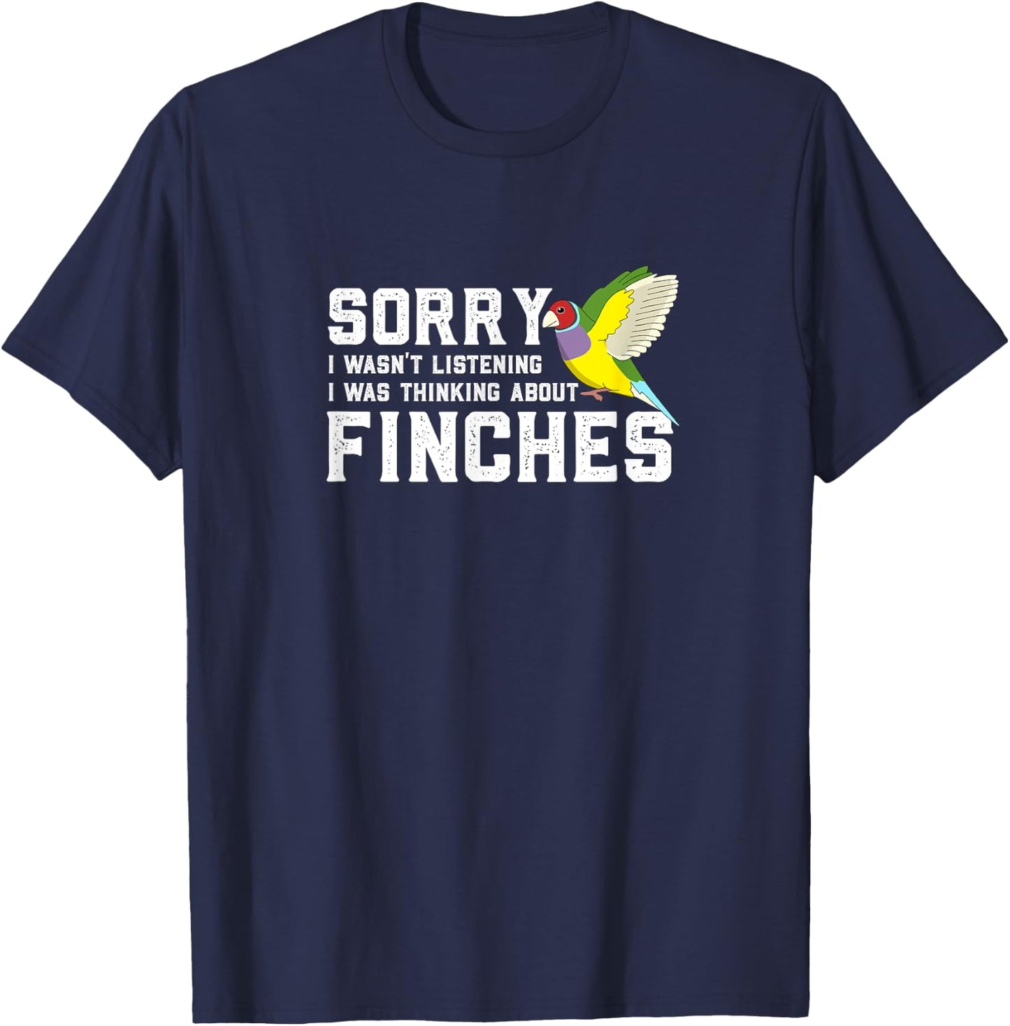 Rainbow Finches - Bird gift - Funny Gouldian Finch T-Shirt - T-Shirt | Navy