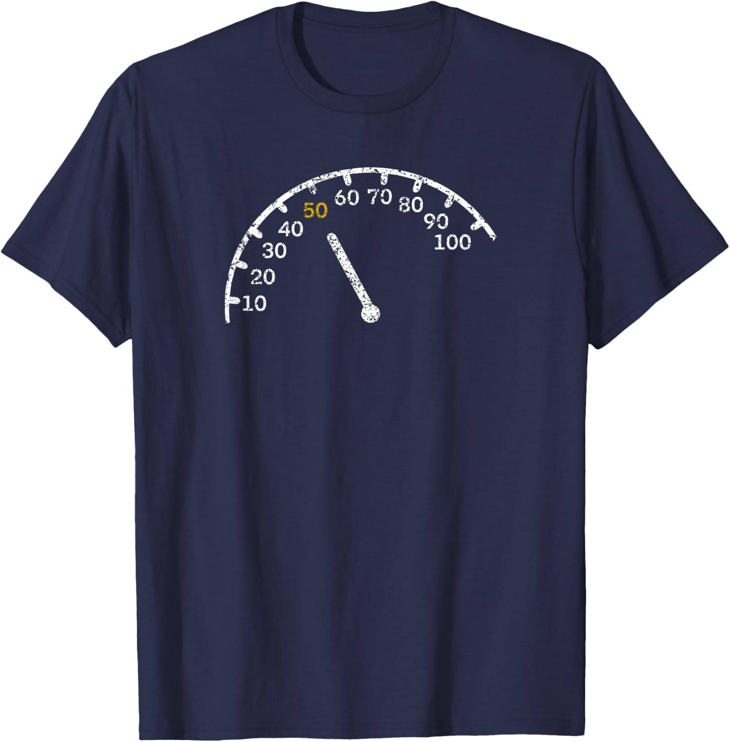 50th Birthday Gift Car Lover T-Shirt - T-Shirt | Navy