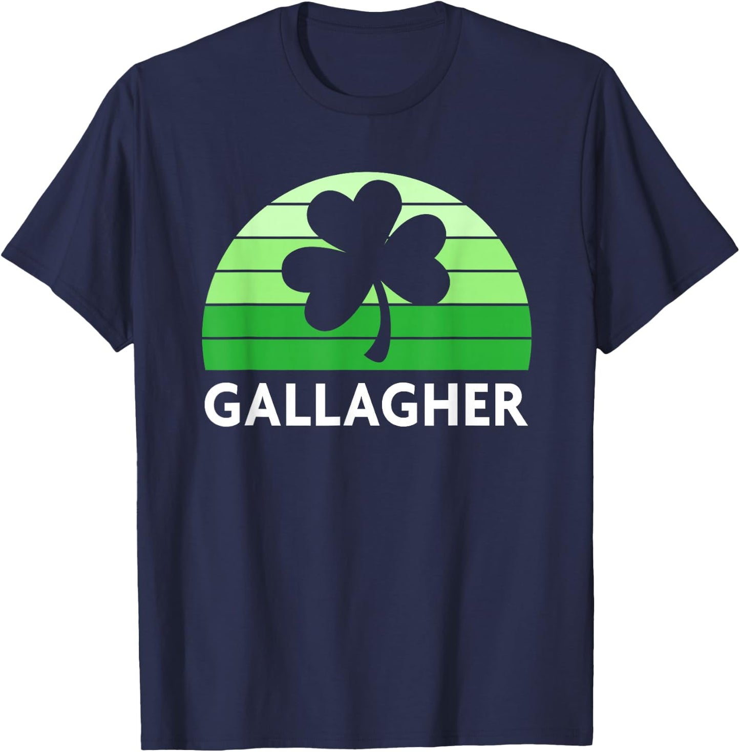Gallagher Irish Family Name T-Shirt - T-Shirt | Navy