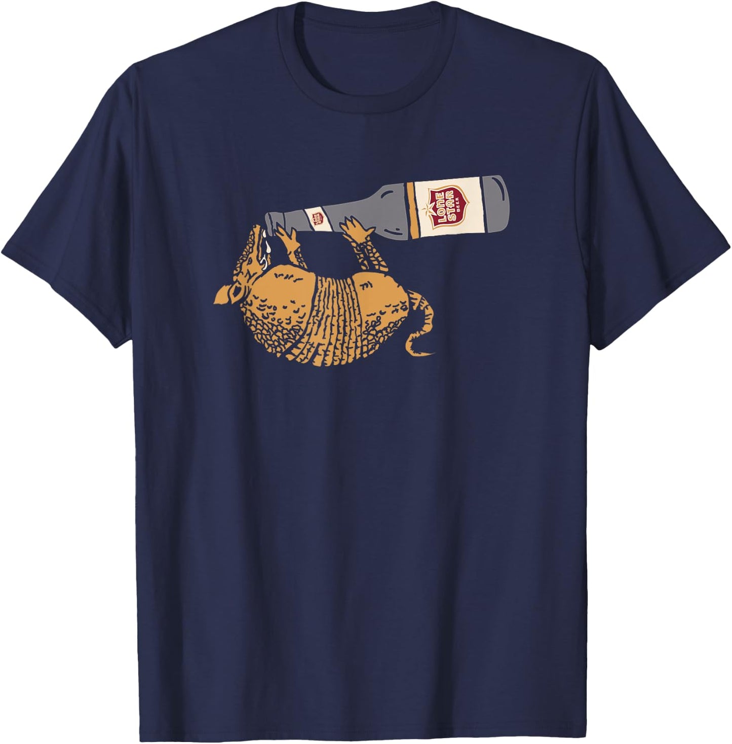 Lone Star Style - Texas Armadillo T-Shirt - T-Shirt | Navy