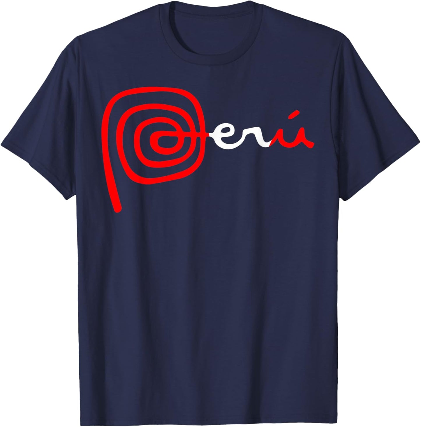 Peru - Marca Peru Nazca Lines T-Shirt - T-Shirt | Navy