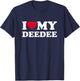 I Love My DeeDee I Heart Family Grandma Dee-Dee T-Shirt - T-Shirt | Navy