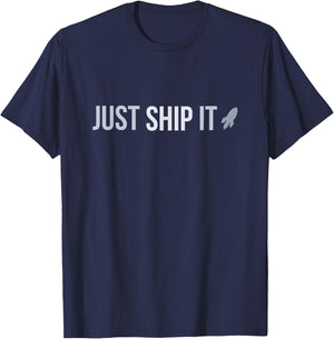 Developer Just Ship It T-Shirt - T-Shirt | Navy