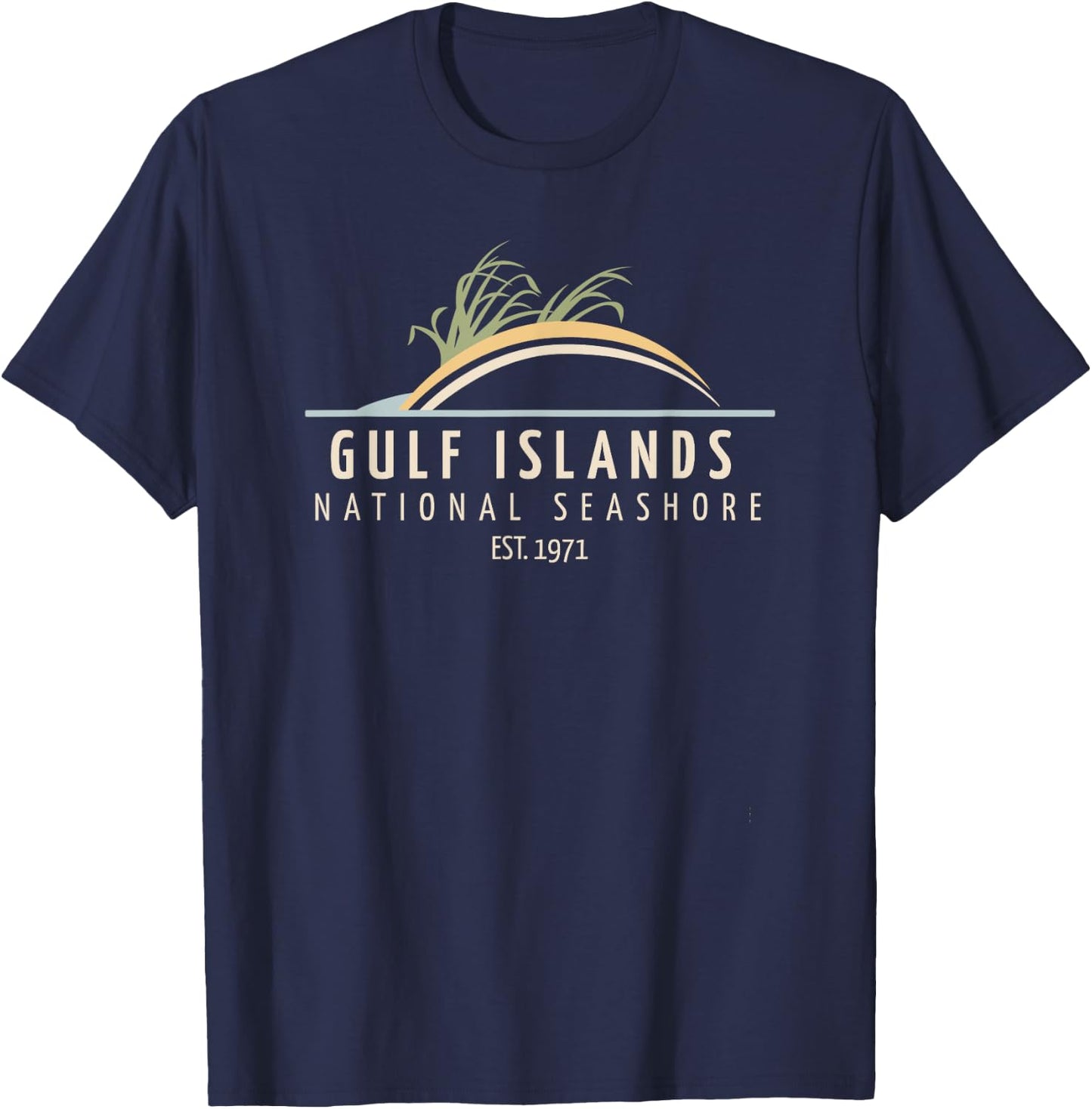 Souvenir Gift Gulf Islands National Seashore T-Shirt - T-Shirt | Navy