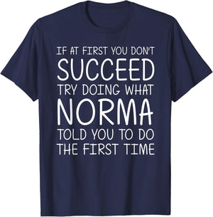 NORMA Gift Name Personalized Birthday Funny Christmas Joke T-Shirt - T-Shirt | Navy