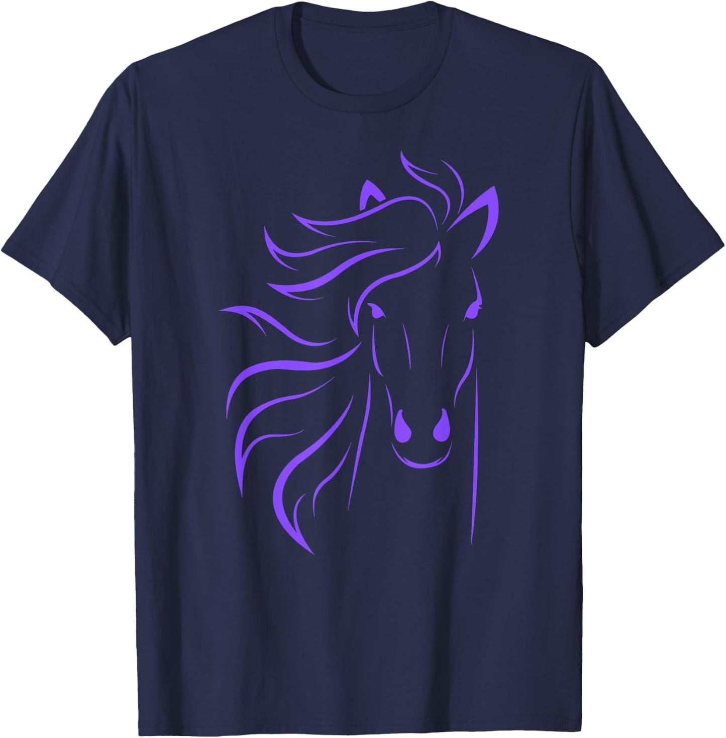 Horse Lover Gifts Women's Equestrian Men Horseback Riding T-Shirt - T-Shirt | Navy