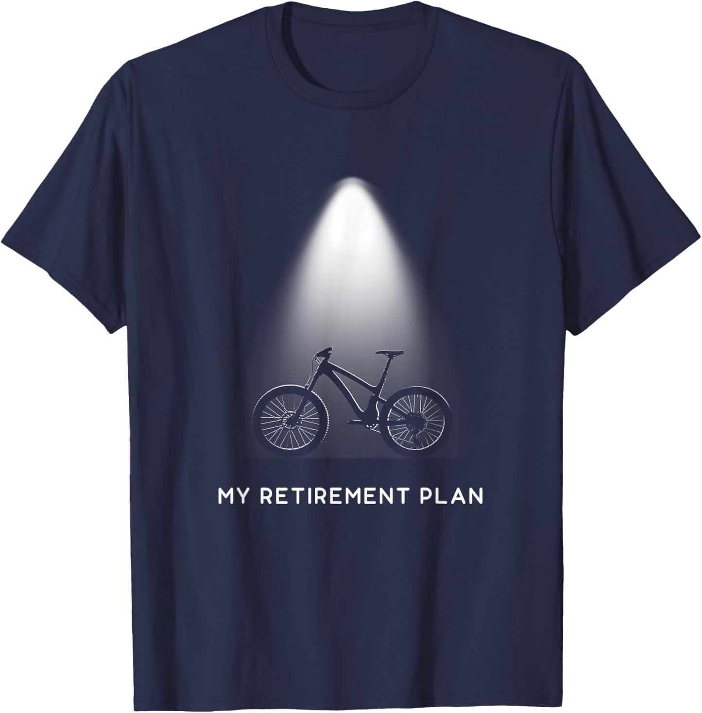 Funny Mountain Bike Apparel - MTB Mountain Bike T-Shirt - T-Shirt | Navy