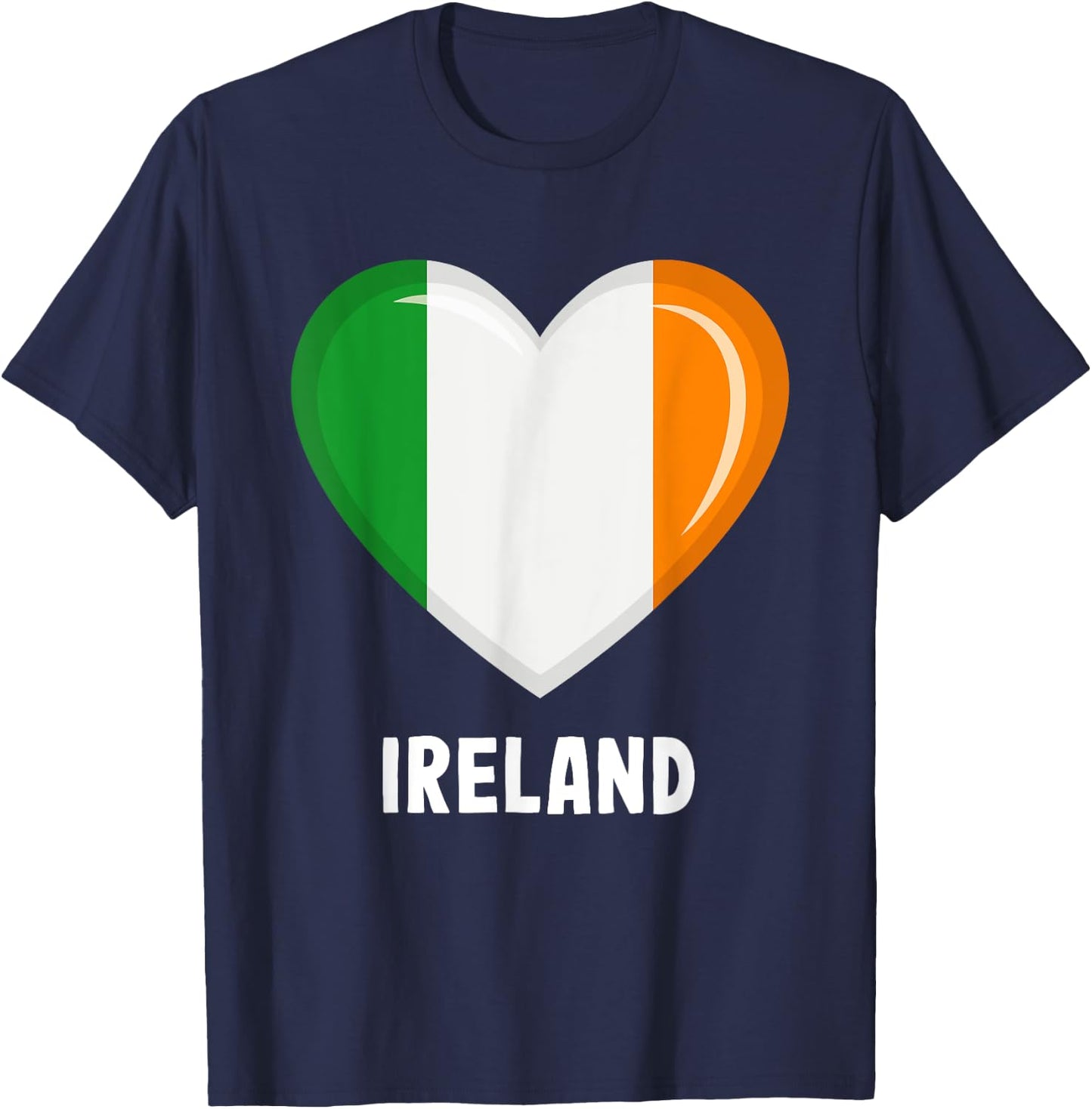 Ireland Flag Jersey | Irish T-Shirt - T-Shirt | Navy