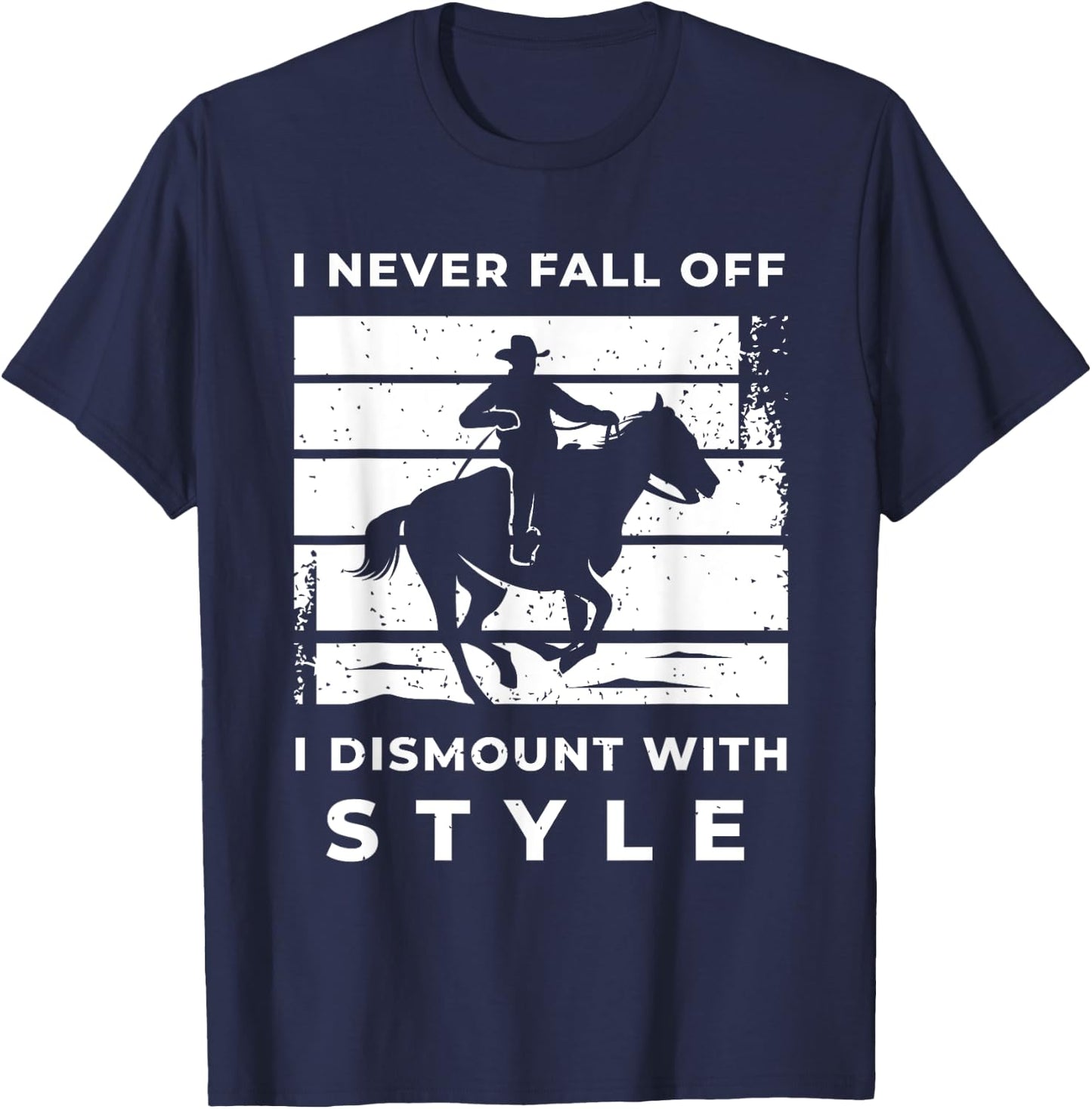 Funny Horse Quote Outfit For A Lover Of Horse T-Shirt - T-Shirt | Navy