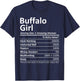 BUFFALO GIRL NY NEW YORK Funny City Home Roots USA Gift T-Shirt - T-Shirt | Navy