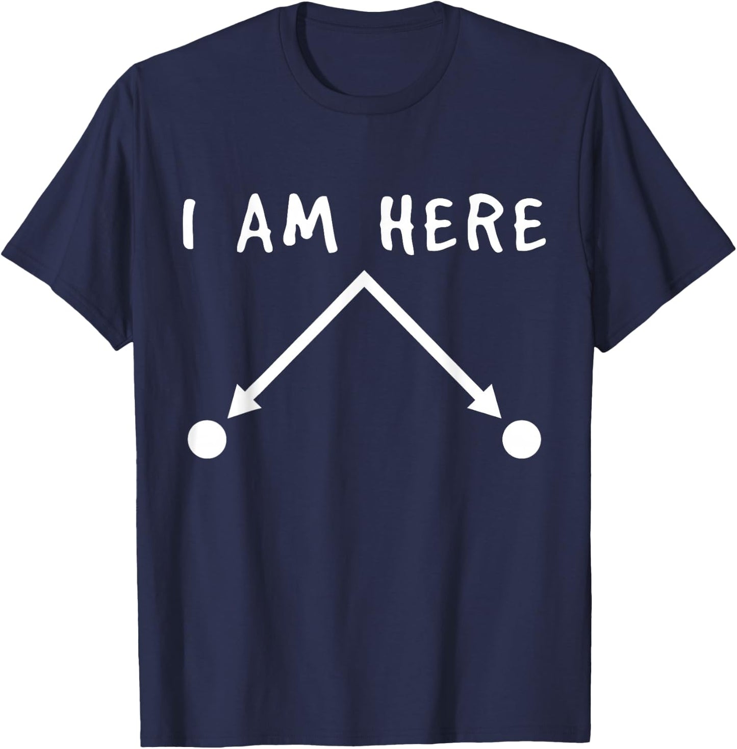 Quantum Physics - Quantum Mechanics Funny Quantum Computer T-Shirt - T-Shirt | Navy