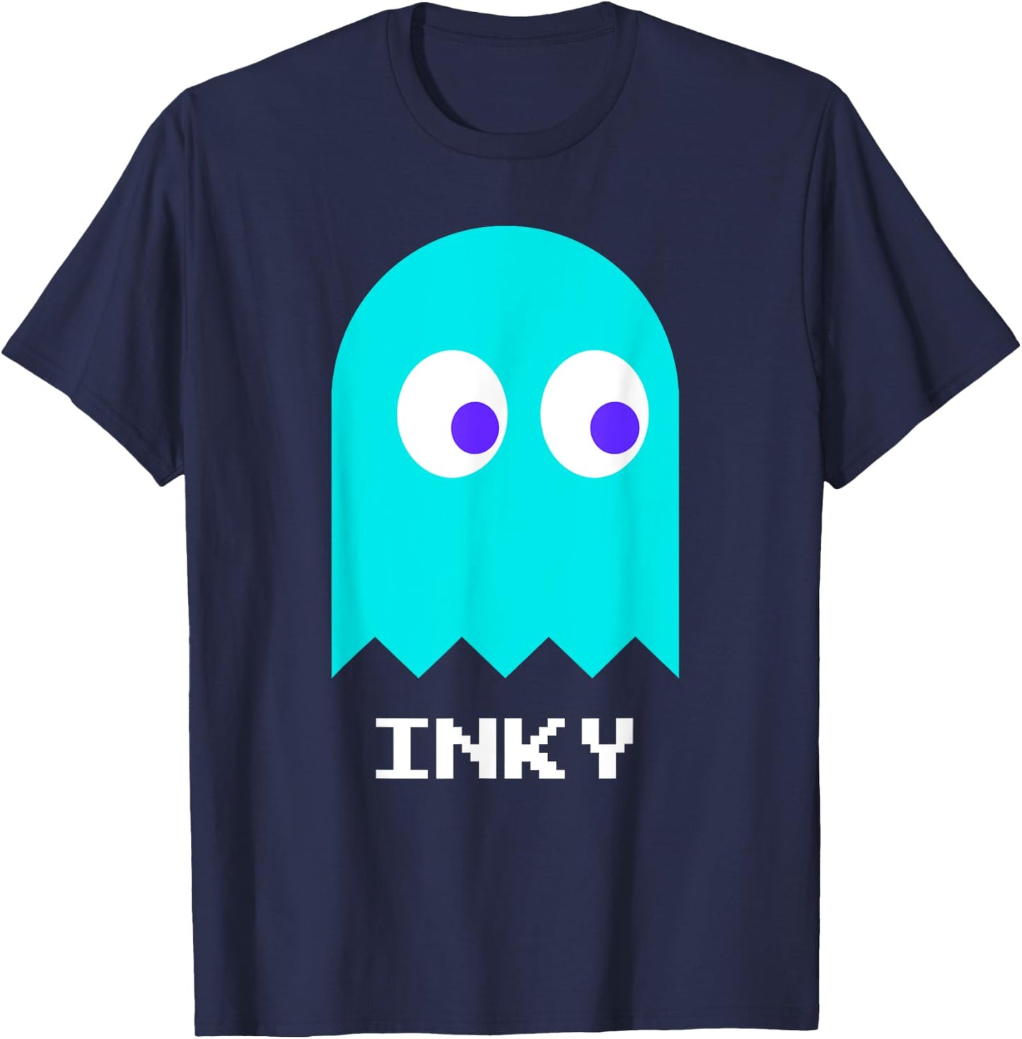 Retro Gamer Nerd INKY Halloween Costume T-Shirt - T-Shirt | Navy