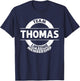 THOMAS Gift Funny Surname Family Tree Birthday Reunion Idea T-Shirt - T-Shirt | Navy